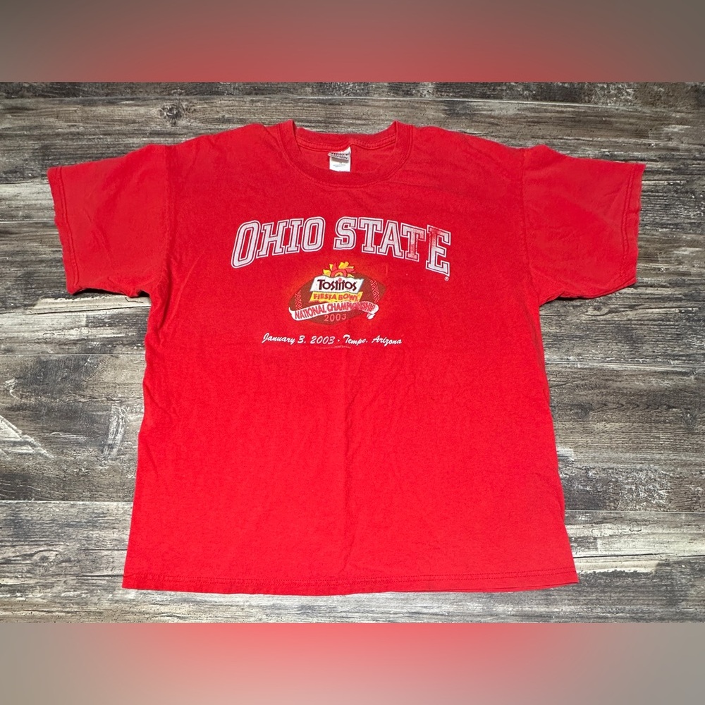 Y2K - Ohio State Buckeyes 2003 Fiesta Bowl National Championship T-Shirt XL